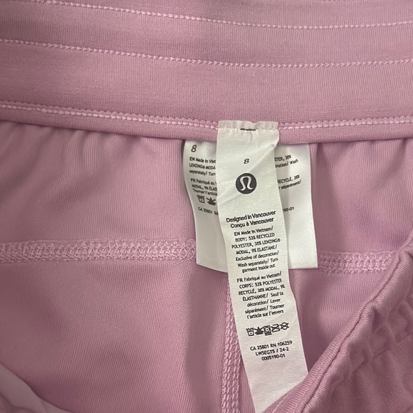 Lululemon Softstreme High-Rise Pant 8/Rose Blush EUC - Picture 7 of 9